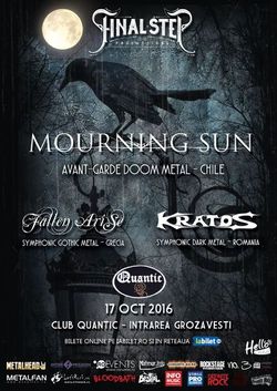 Mourning Sun, Falling Arise si Kratos concerteaza in club Quantic pe 17 Octombrie