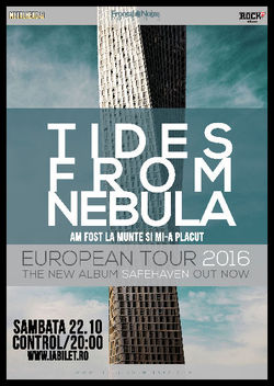TIDES FROM NEBULA in concert pe 22 octombrie in Bucuresti la Control