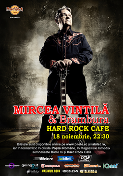 Mircea Vintila si Brambura in concert la Hard Rock Cafe