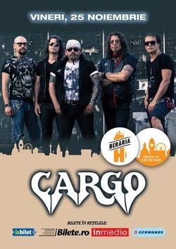 Concert Cargo la Beraria H pe 25 Noiembrie