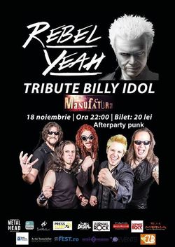 Tribute Billy Idol cu maghiarii de la Rebel Yeah la Timisoara