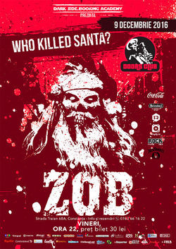 Concert ZOB: Who Killed Santa la Doors Club pe 9 Decembrie