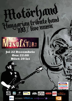 Tribut Motorhead la Timisoara pe 22 Decembrie
