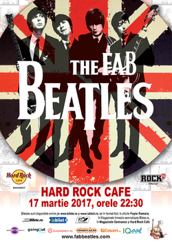 Cel mai bun tribut Beatles desemnat de BBC concerteaza pe 17 martie la Hard Rock Cafe!