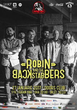 Concert Robin and the Backstabbers la Doors Club pe 27 ianuarie