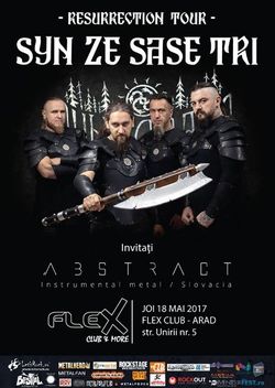 Syn Ze Sase Tri concerteaza la Arad pe 18 mai