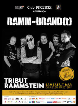 Music for Autism: Rammbrandt - tribut Rammstein, pe 11 martie in Club Phoenix