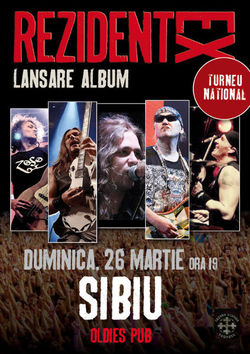 Concert Rezident Ex pe 26 martie la Sibiu