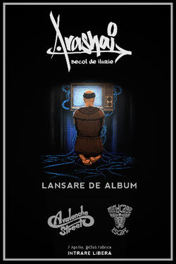 Arashai lanseaza albumul 'Secol de iluzie' pe 7 aprilie la Fabrica