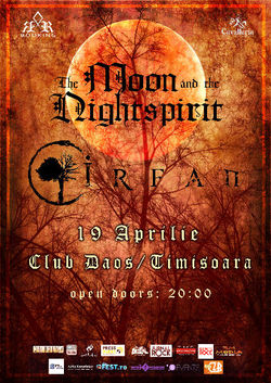Concert Irfan si The Moon And The Nightspirit la Timisoara
