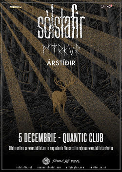 Concert SOLSTAFIR si MYRKUR pe 5 decembrie la Bucuresti