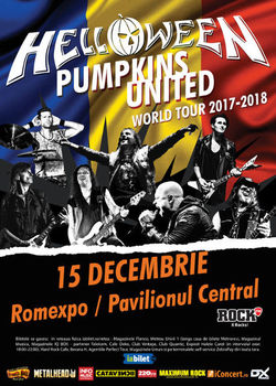 Concert Helloween pe 15 Decembrie in Bucuresti la Romexpo