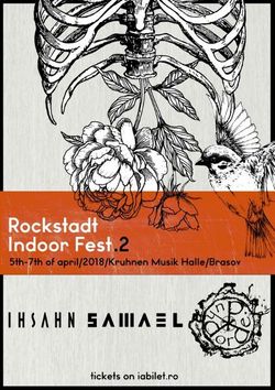 Rockstadt Indoor Fest are loc la Kruhnen Musik Halle in perioada 5-7 Aprilie