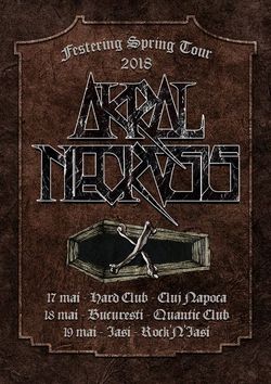 Akral Necrosis pregateste un turneu-fulger cu destinatia Rock'n'Iasi