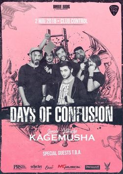 Days of Confusion lanseaza videoclipul 'Kagemusha' pe 2 Mai in Control