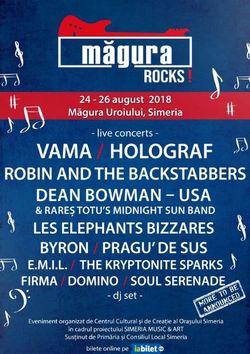 Magura Rocks intre 24 si 26 August la Magura Uroiului
