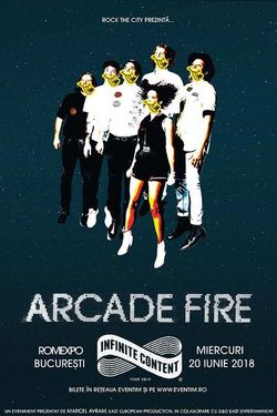 Concert Arcade Fire pe 20 iunie la Bucuresti