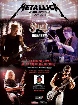 Concert Metallica la Bucuresti pe National Arena pe 14 august