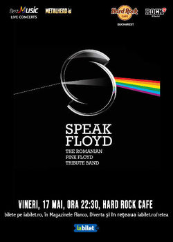 Speak FLoyd pe 17 Mai la Hard Rock Cafe