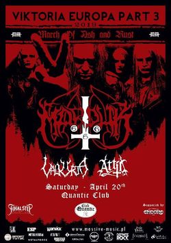 Concert Marduk pe 20 Aprilie in Quantic