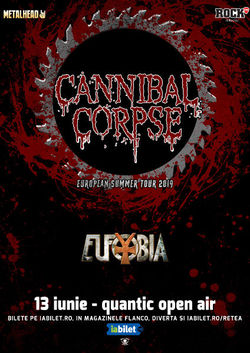 Concert Cannibal Corpse pe 13 Iunie in Quantic din Bucuresti
