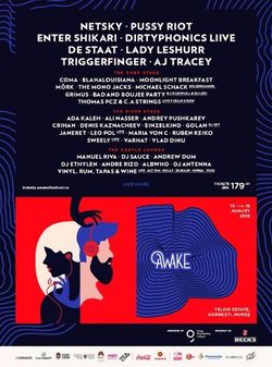 Netsky, JP Cooper, Triggerfinger, De Staat si DJ Tracey sunt primii artisti confirmati la Awake Festival 2019