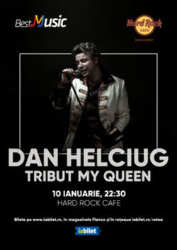Concert Tribut Queen - My Queen cu Dan Helciug in Hard Rock Cafe