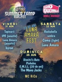 Luna Amara Fest - 20 de ani - Summer Camp Brezoi