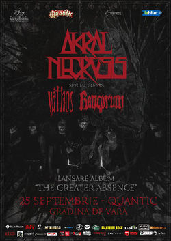 Lansare de album Akral Necrosis pe 25 septembrie in Quantic Club