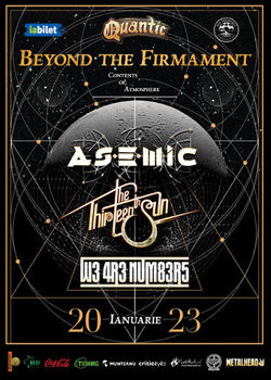Concert Beyond the firmament | ASEMIC / The Thirteenth Sun / W3 4R3 NUM83R5