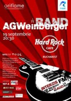 AG Weinberger concerteaza in Hard Rock Cafe