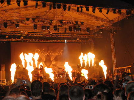 Nightwish on fire