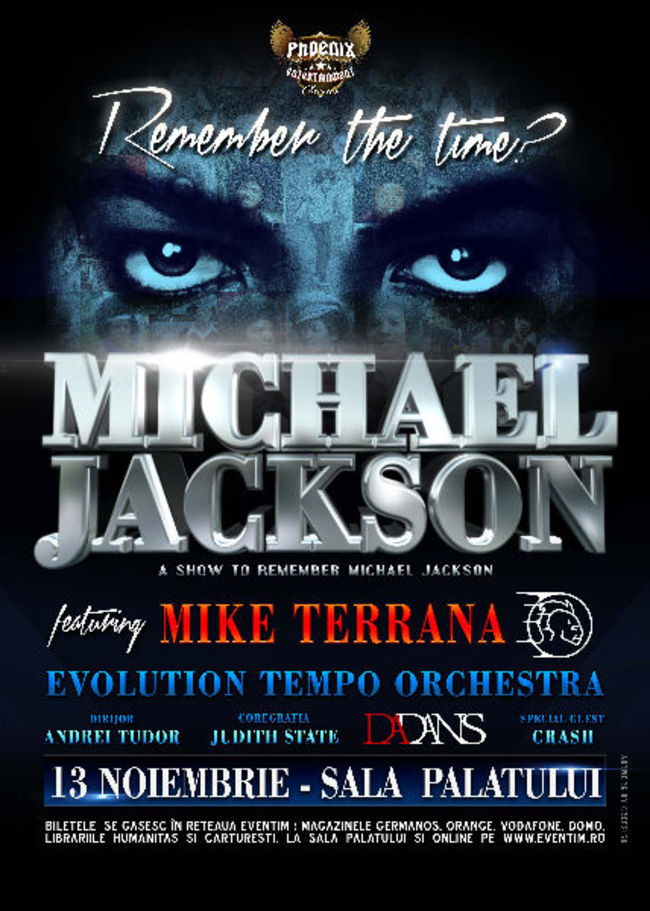 Joke Cilia Moderator Mike Terrana va sustine un concert tribut Michael Jackson la Bucuresti pe  13 noiembrie
