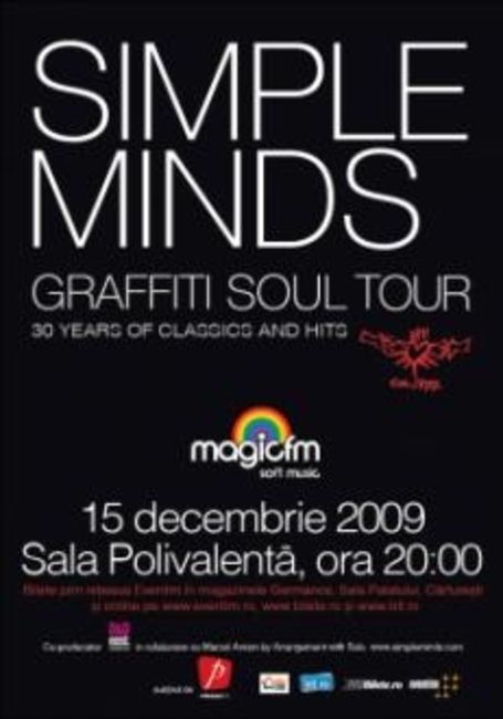 Poze Poze Simple Minds - Afis Concert
