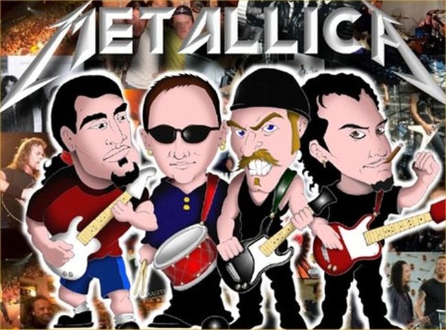 Poze Poze Metallica - Metallica Fan Cartoon