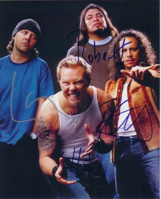 Poze Poze Metallica - Metallica - Cu autografe