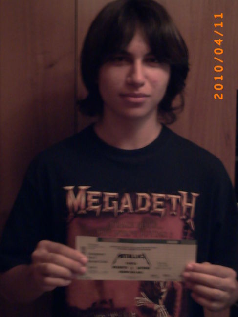 Poze METALHEADs fani Megadeth - Nistor Marius