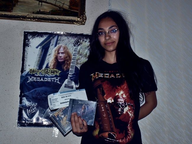 Poze METALHEADs fani Megadeth - Lapadatu Nora