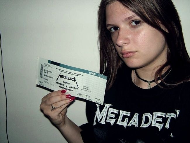 Poze METALHEADs fani Megadeth - Irina M