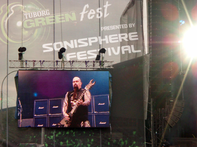 Poze Concert Slayer la Sonisphere Romania / Tuborg Green Fest (User Foto) - Slayer