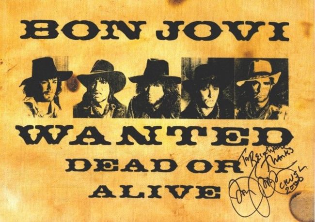 Poze Poze Bon Jovi - Wanted Dead or Alive