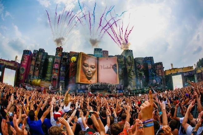 Poze Scena Tomorrowland Festival 2012 din Belgia - 