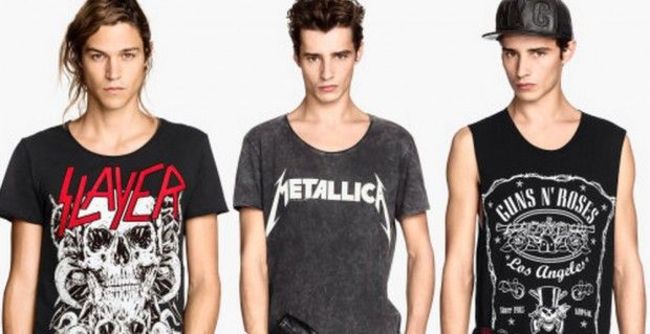 Bud cash register Rub H&M scoate la vanzare tricouri cu Slayer, Metallica si Guns