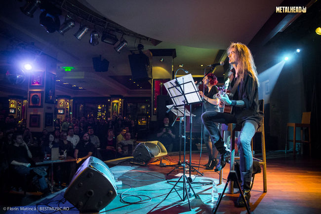 Poze Anneke Van Giersbergen (The Gathering) si Arjen Lucassen (Ayreon) canta la Bucuresti pe 19 februarie (User Foto) - Poze "The Gentle Storm" in Hard Rock Cafe