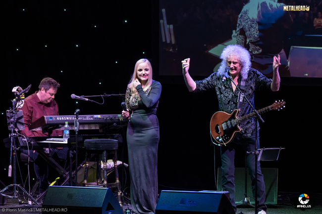 Poze Brian May  chitaristul trupei Queen  in premiera in Romania, alaturi de Kerry Ellis (User Foto) - Brian May