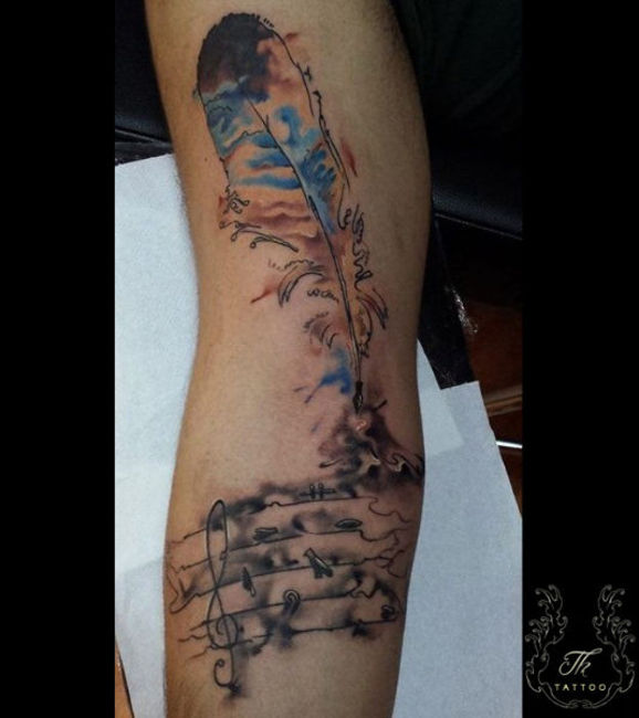 Poze TH Tattoo poze - Tatuaj watercolor
