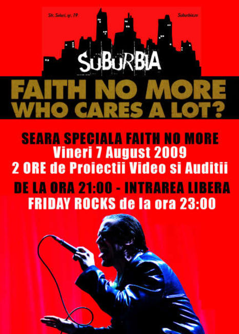 Poze Avatare Rock Hi5, Facebook, YM - PozeMH - Seara Speciala Tribut Faith No More in Suburbia pe 7 August