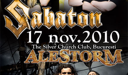 Posibil setlist pentru concertul Sabaton si Alestorm la Bucuresti