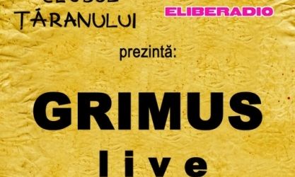 Concert Grimus la Clubul Taranului Bucuresti
