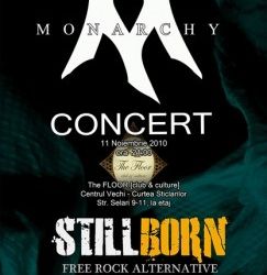 Concert Stillborn si Monarchy in Club The Floor din Bucuresti